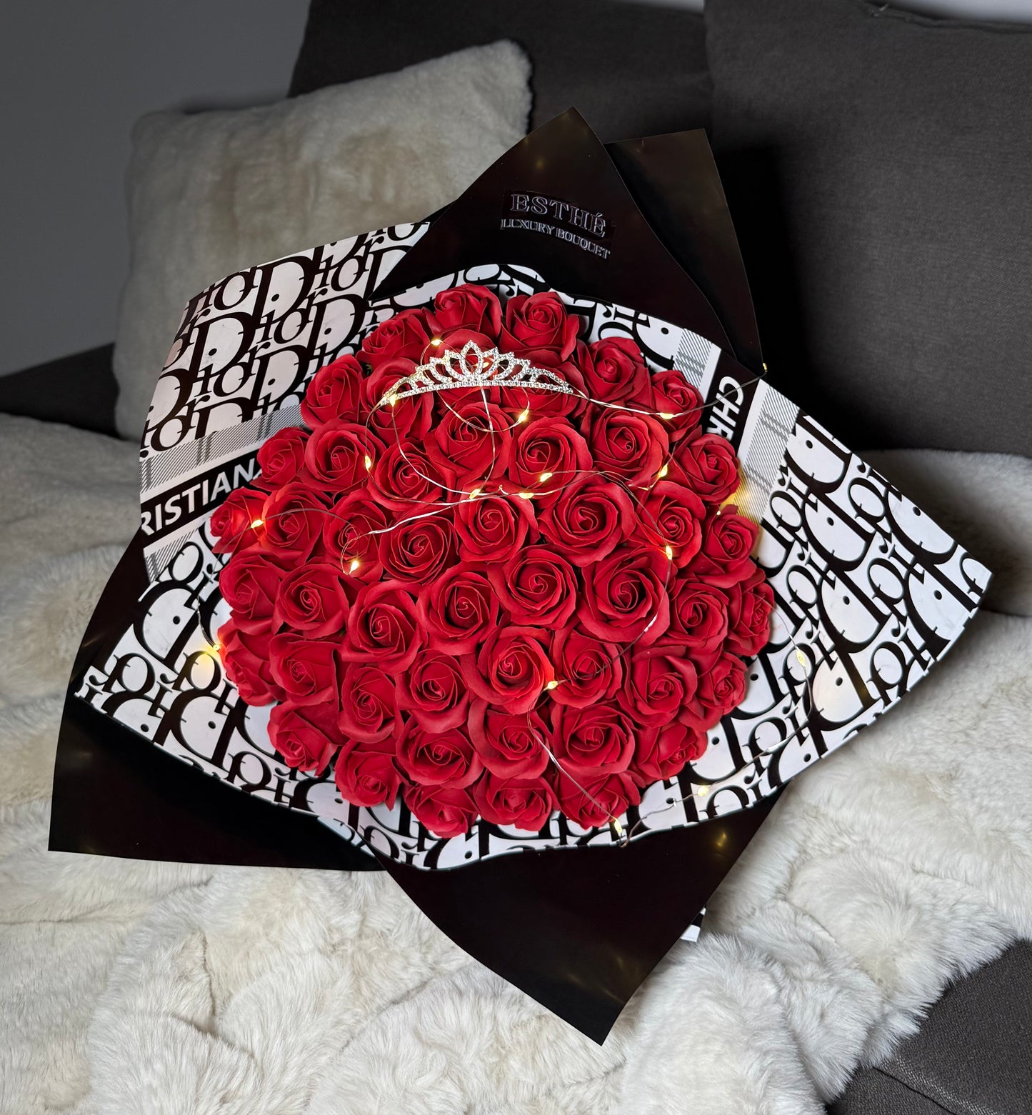Buchet Rouge Éternel Luxury