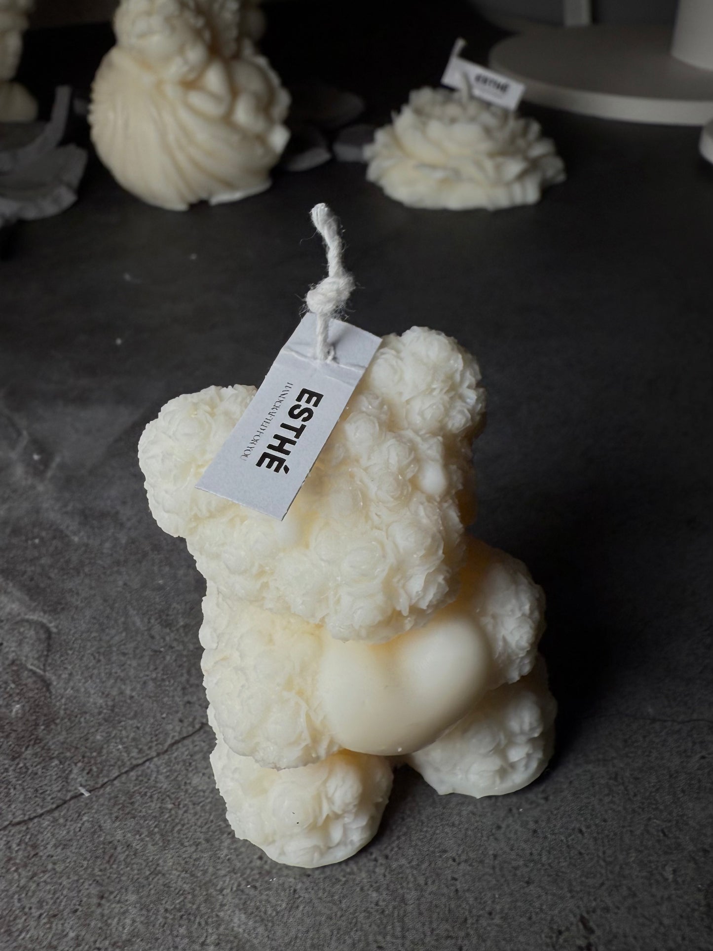 Blooming Teddy Candle