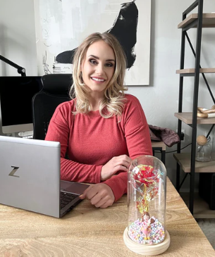 Enchanted Sparkle Rose - Trandafir Etern ESTHÉ