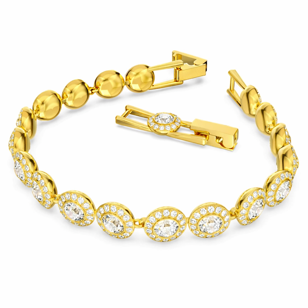 Set Angel Gold Brățară+Colier+Cercei Cadou ESTHE