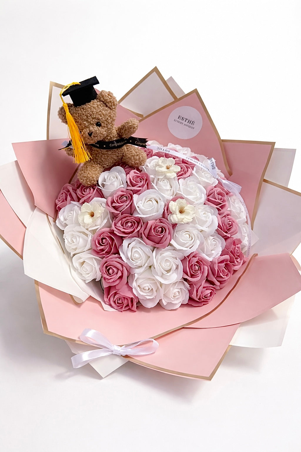 Buchet Absolvire - Blush Graduation Bouquet ESTHE