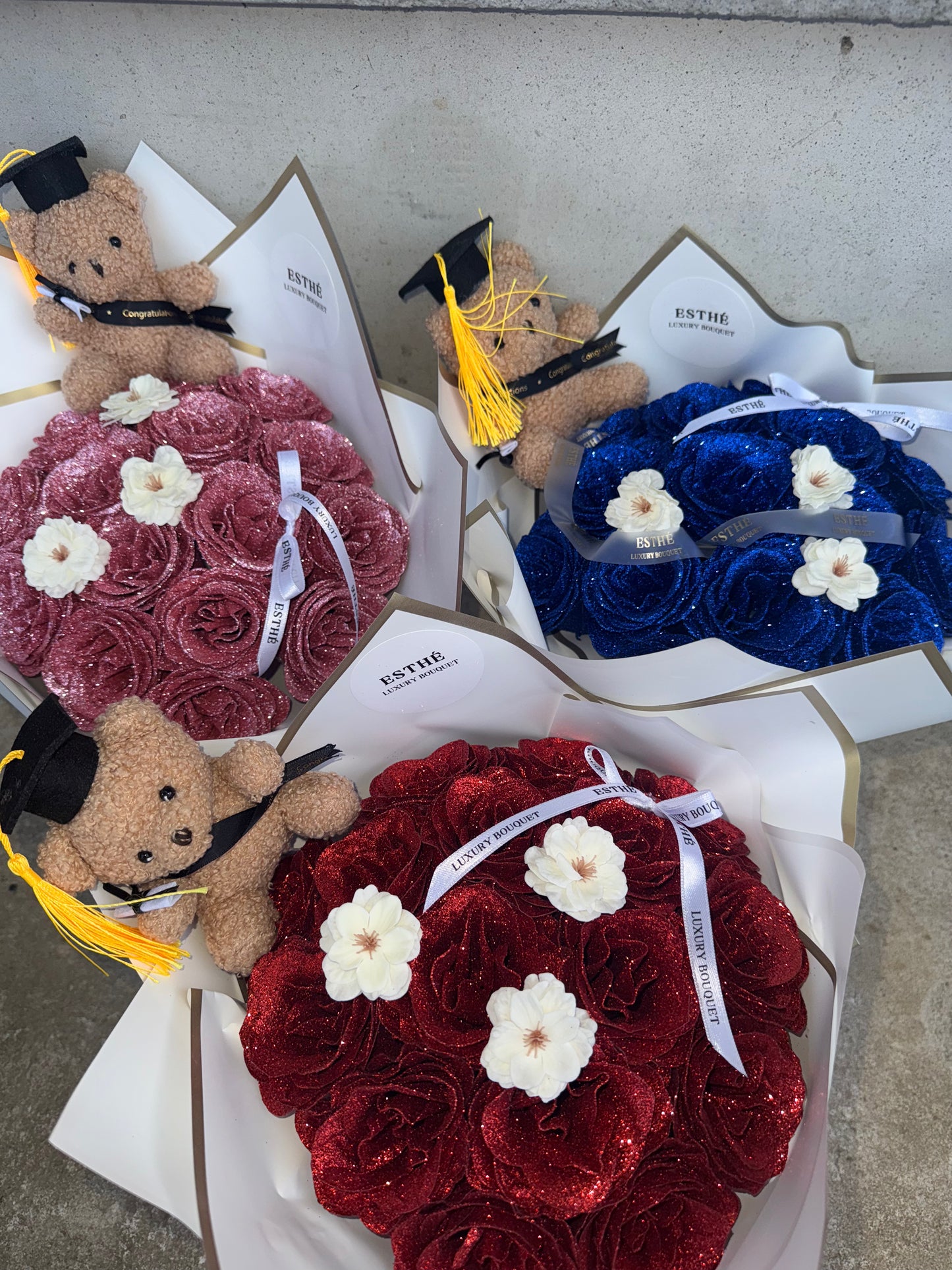 Buchet Sclipici Absolvire - Glitter Graduation ESTHE
