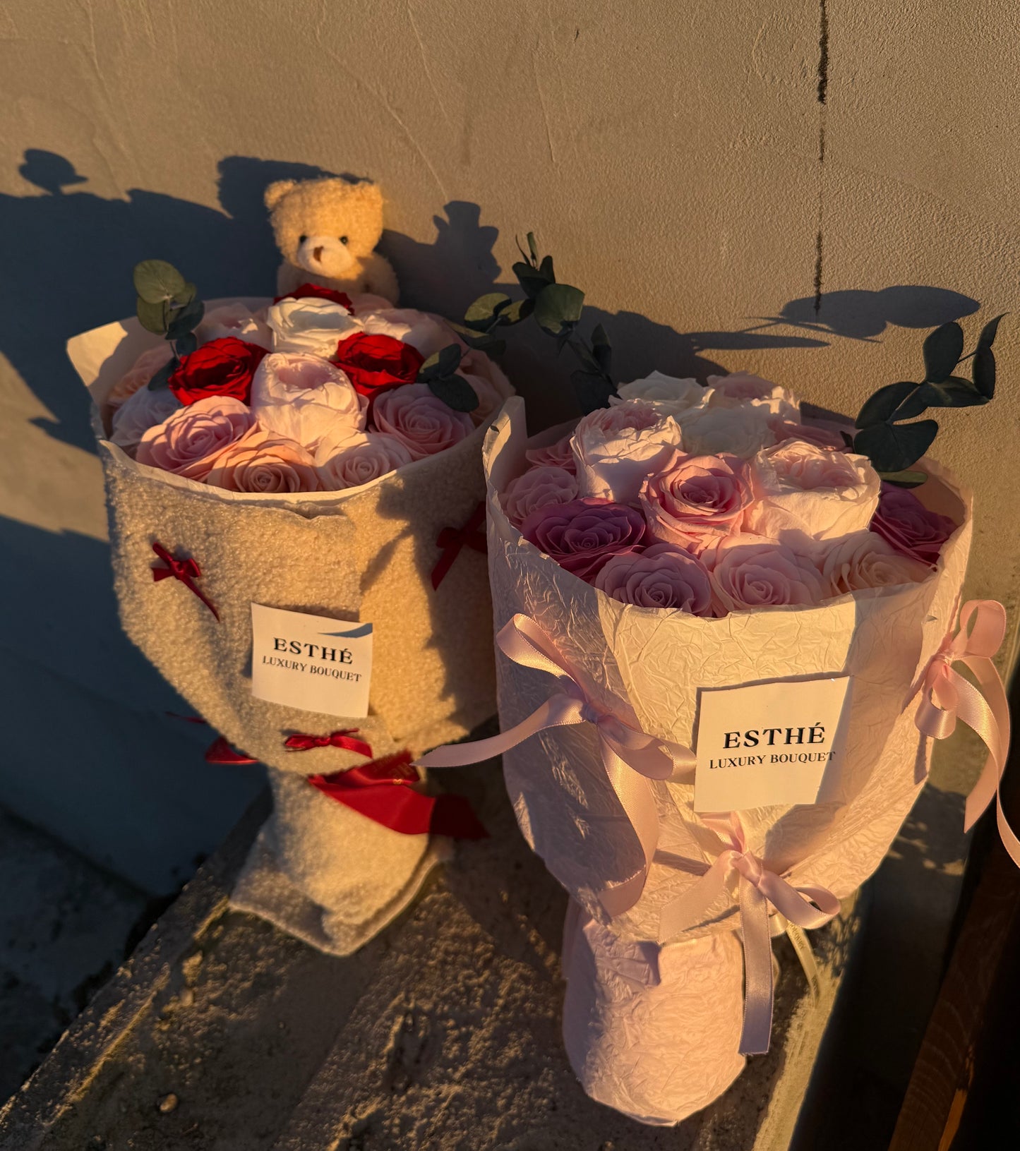 Forever Teddy Luxury - Buchet flori criogenate