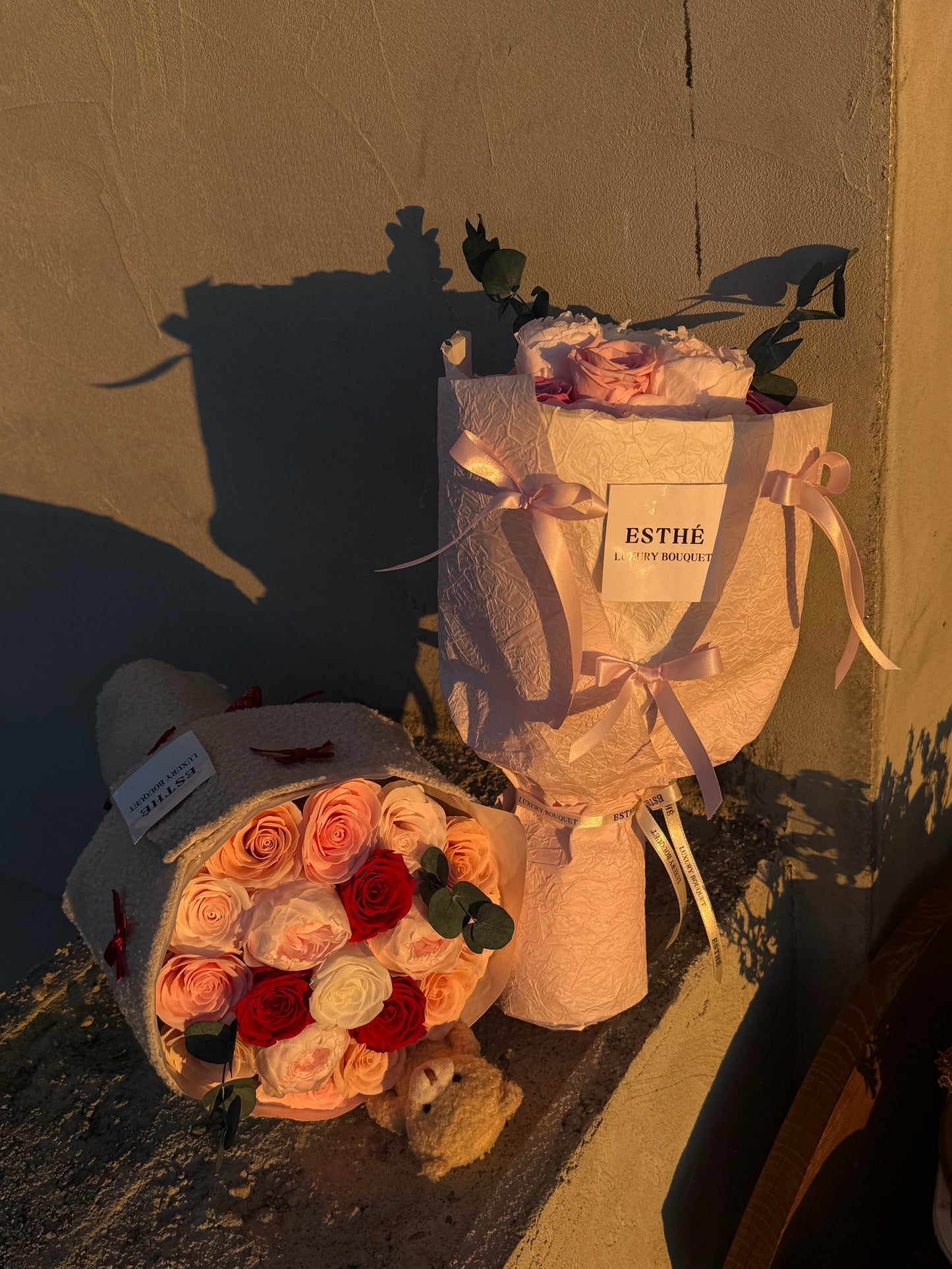 Forever Teddy Luxury - Buchet flori criogenate