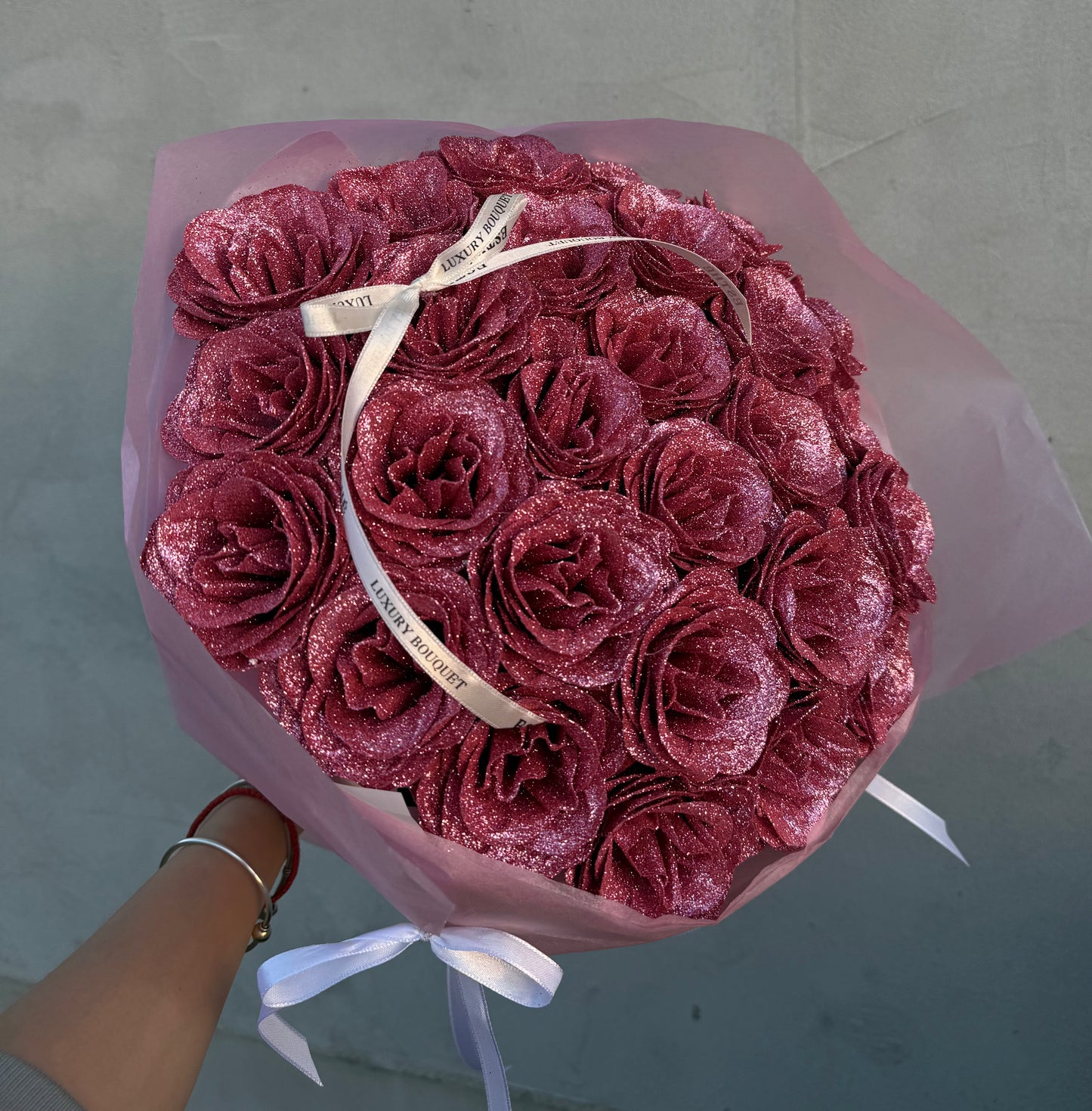 Diamond Bloom Luxury ESTHÉ - Buchet trandafiri sclipici