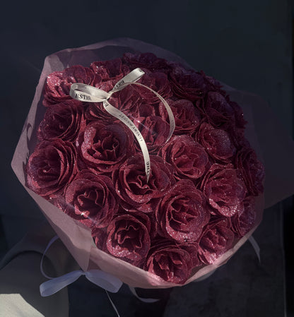 Diamond Bloom Luxury ESTHÉ - Buchet trandafiri sclipici