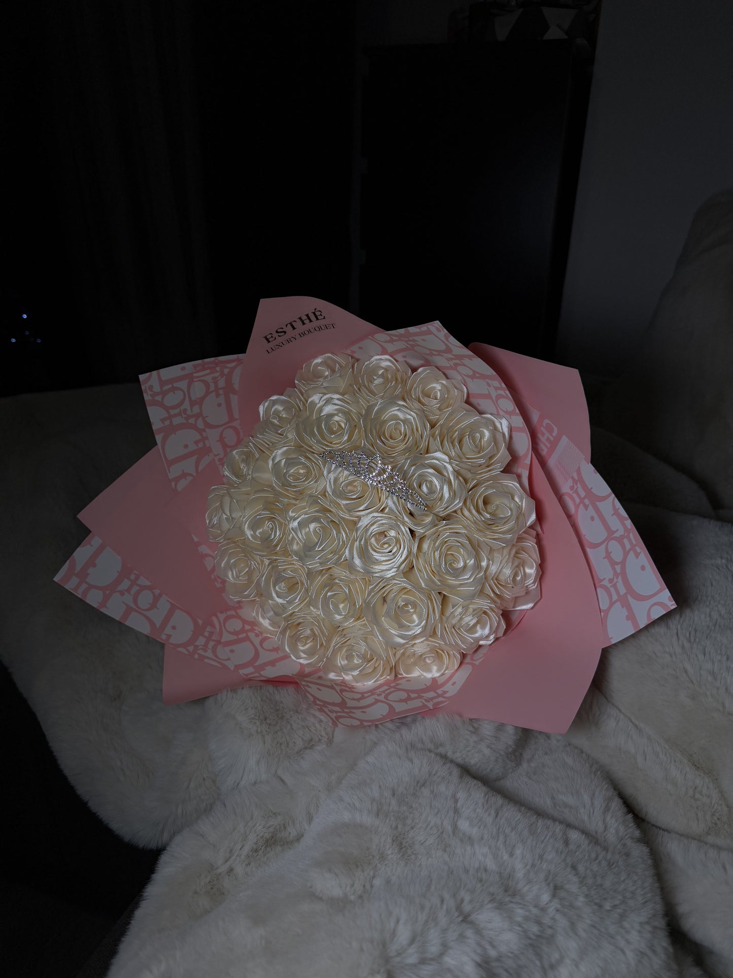 The Royal Satin Roses Bouquet