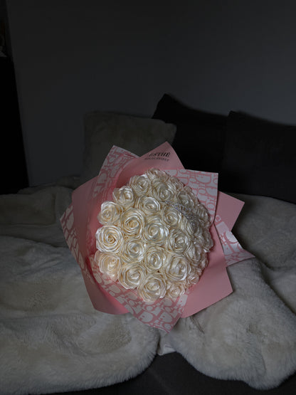 The Royal Satin Roses Bouquet