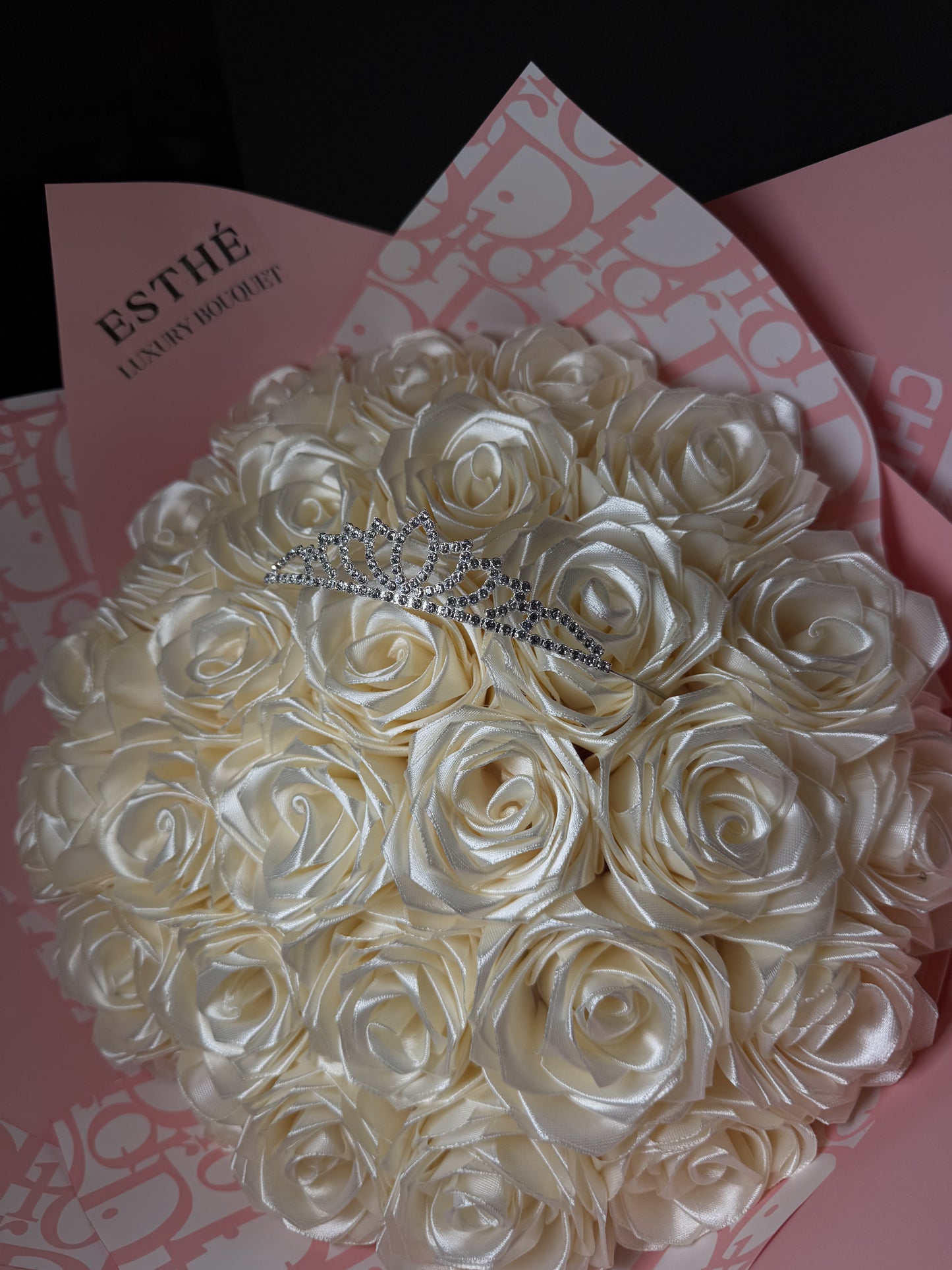 The Royal Satin Roses Bouquet