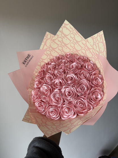 The Royal Satin Roses Bouquet