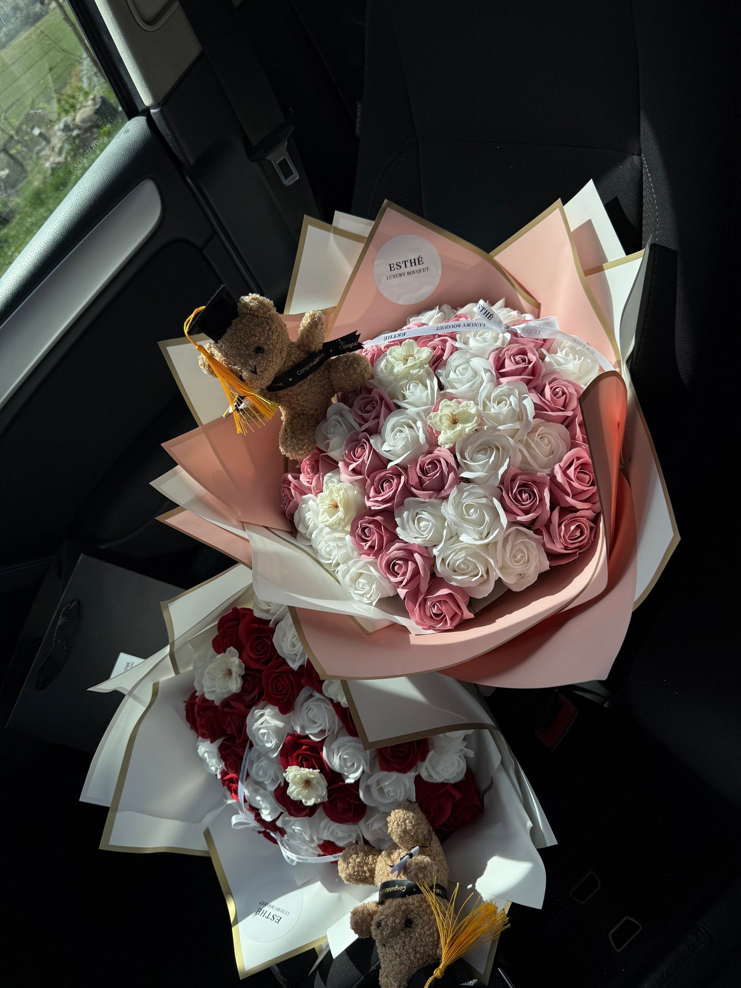 Buchet Absolvire - Blush Graduation Bouquet ESTHE