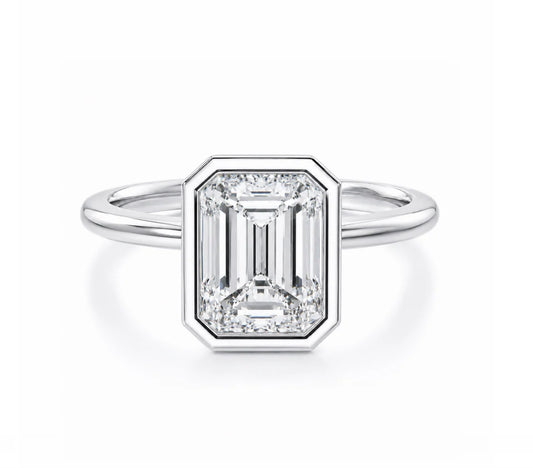 Inel Logodna Eternelle Emerald Diamond Célise