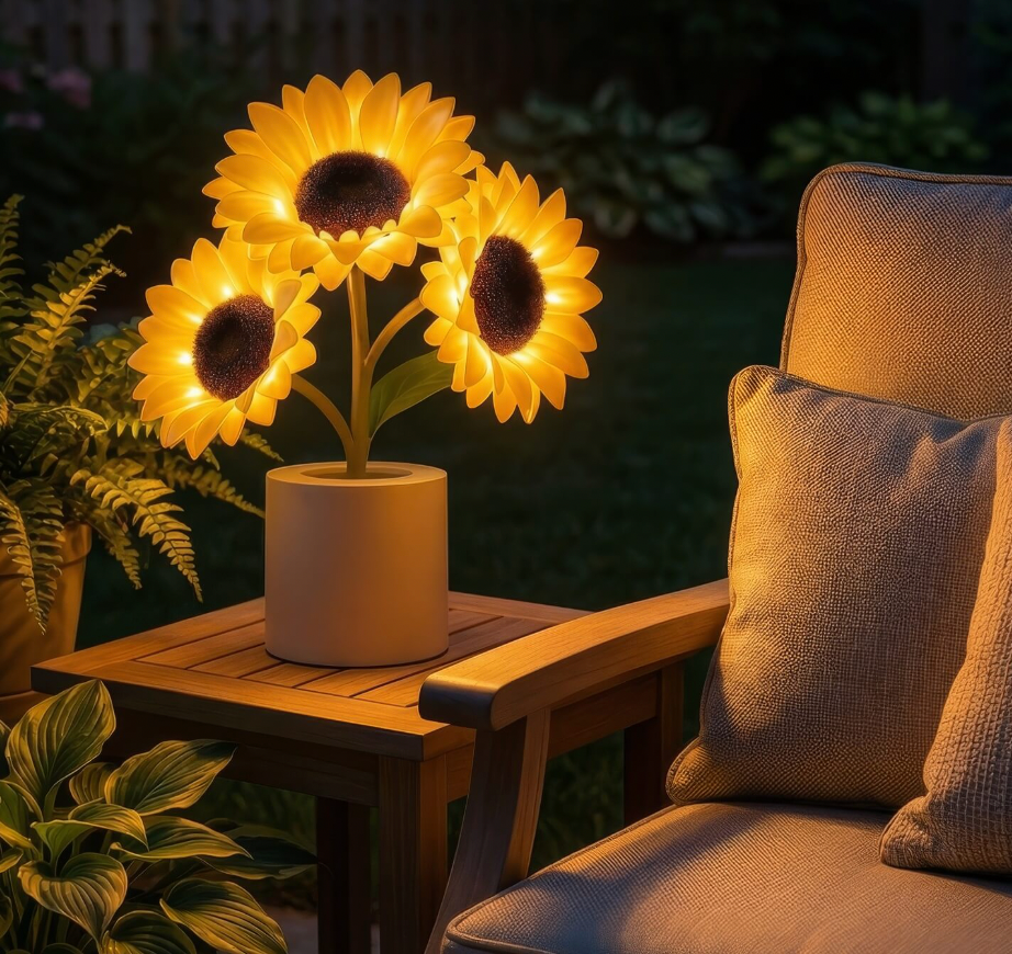 Lampă Floarea-Soarelui Strălucitoare ESTHE