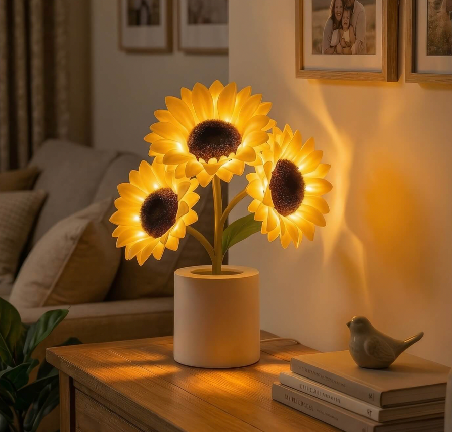 Lampă Floarea-Soarelui Strălucitoare ESTHE