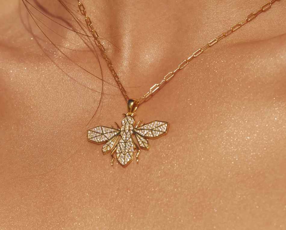 Honey Bee Necklace - Colier Célise