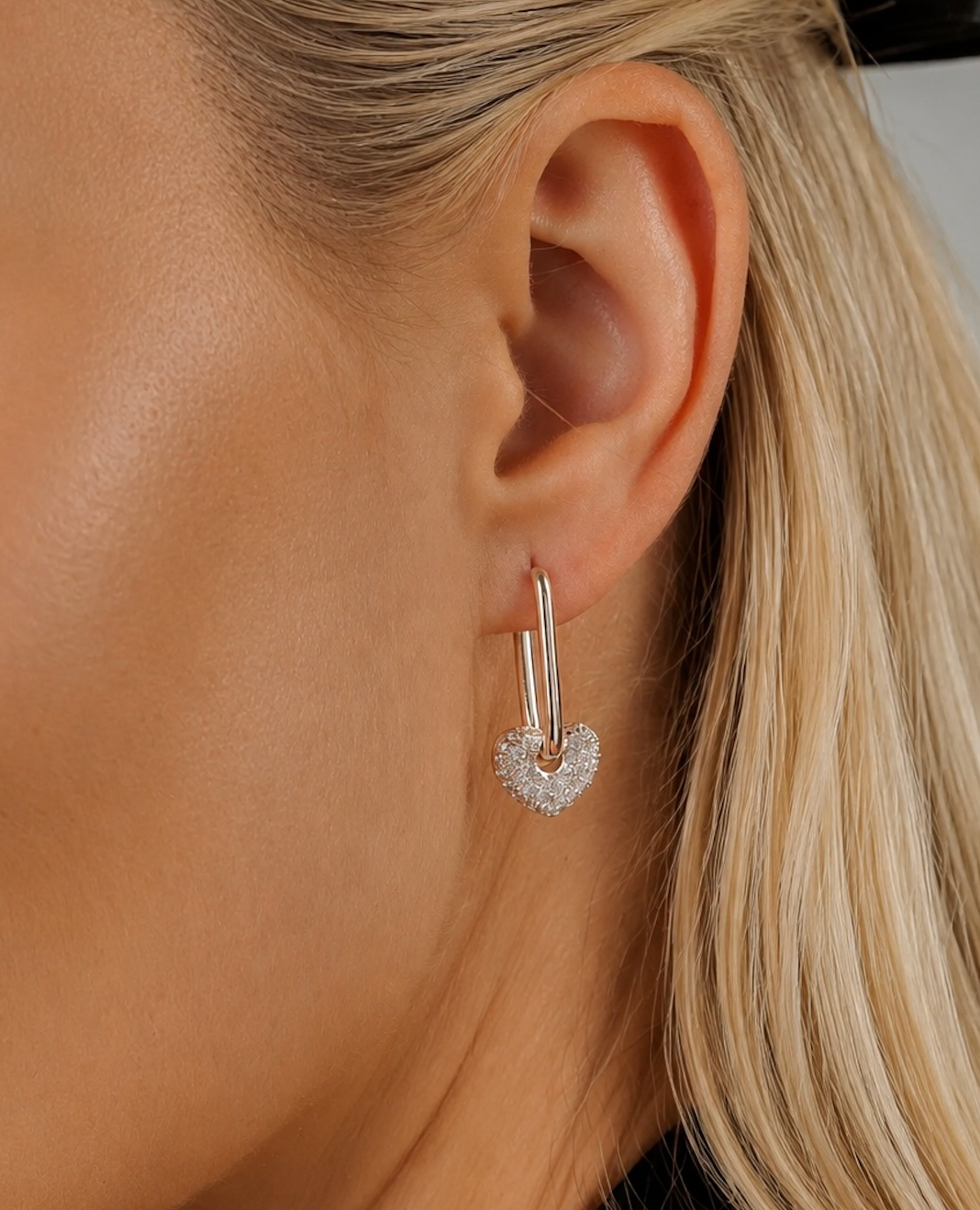 Crystal Love Earrings - Cercei Célise