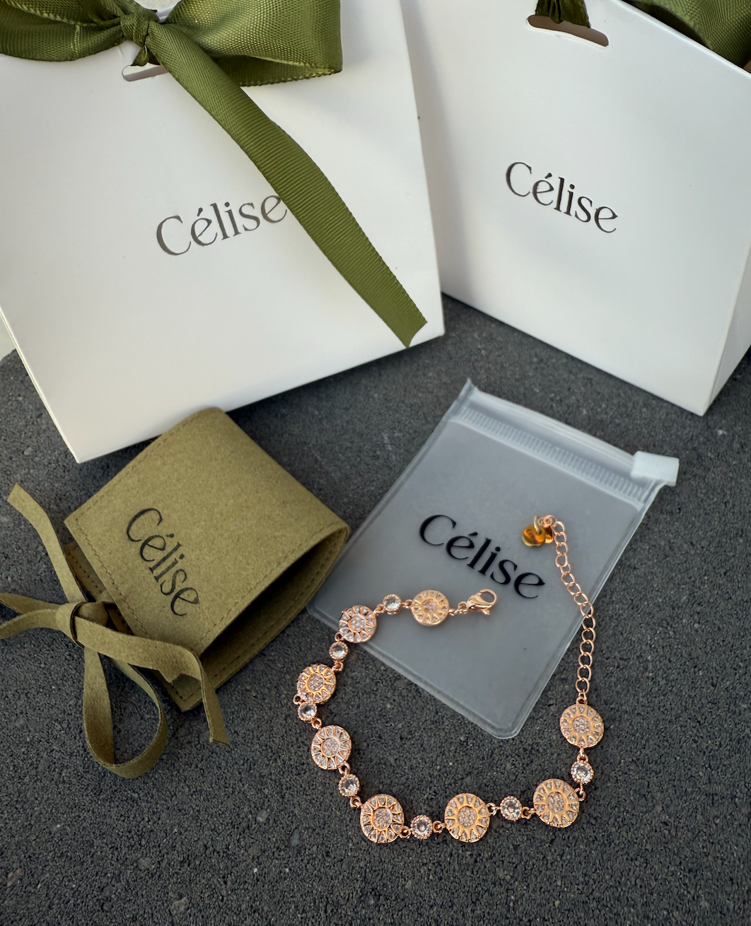Soleil Charm Bracelet - Bratara Célise Jewels
