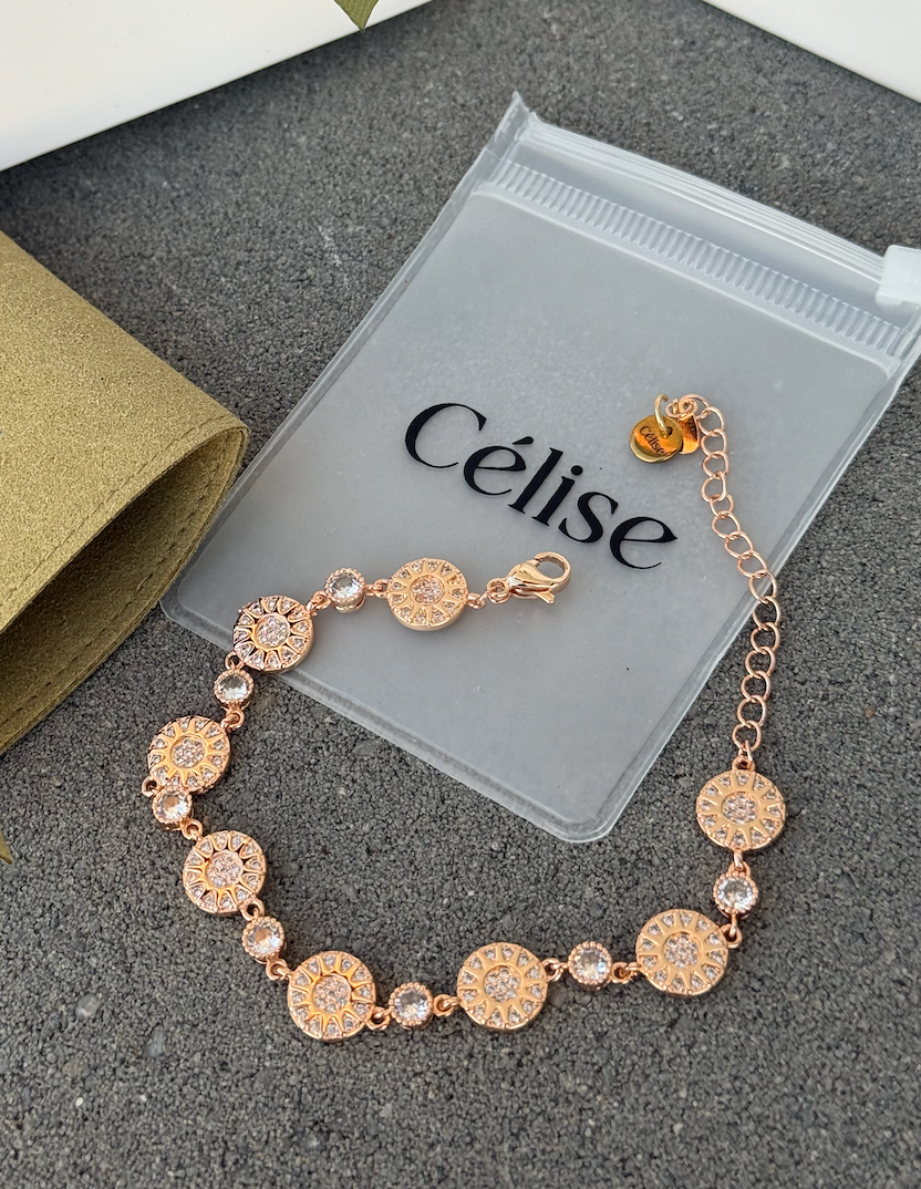 Soleil Charm Bracelet - Bratara Célise Jewels