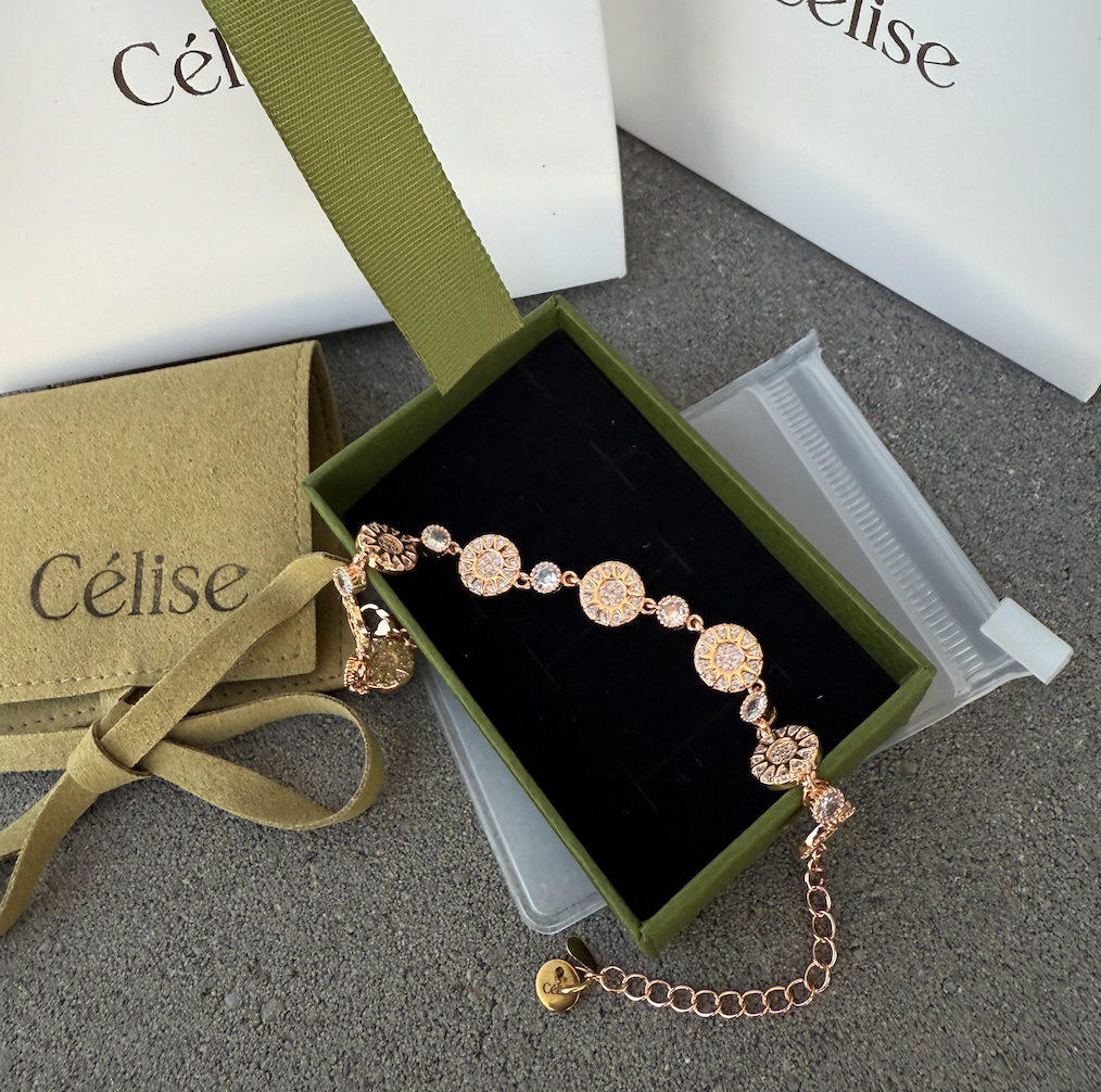 Soleil Charm Bracelet - Bratara Célise Jewels