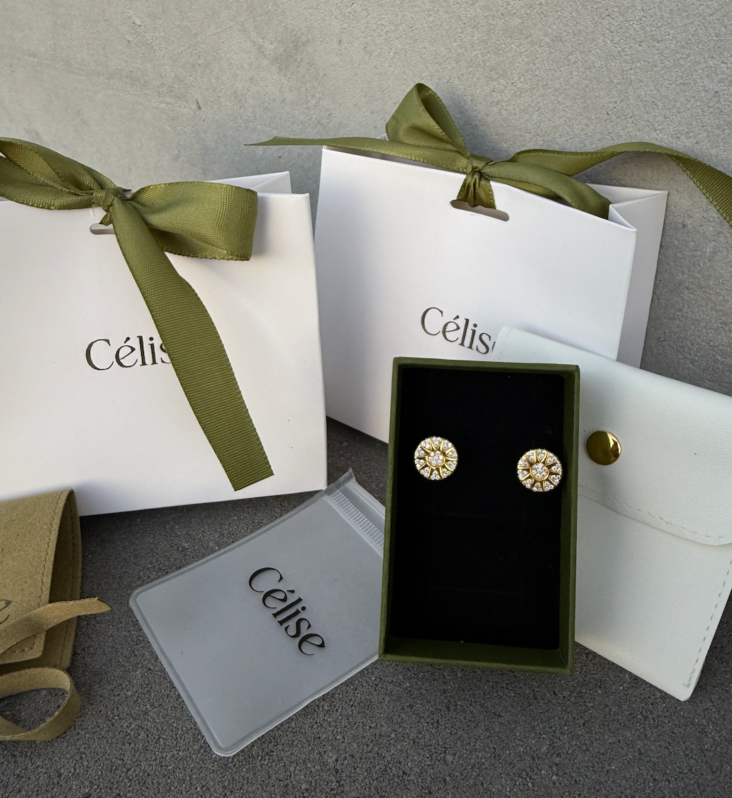 Soleil Earrings - Cercei Célise Jewels